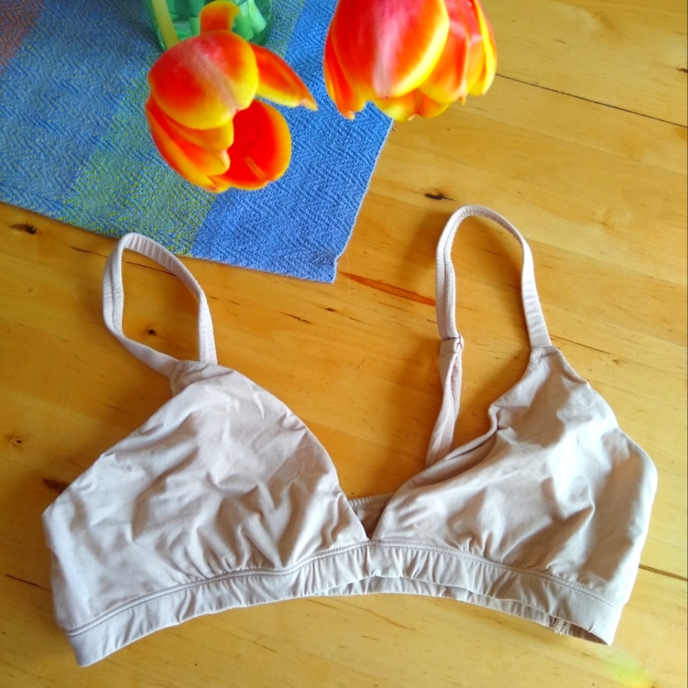 Skims Fits Everybody Triangle Bralette - Clay